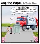 Sleepytown beagle cartoon