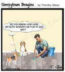 Sleepytown beagle cartoon