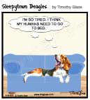 Sleepytown beagle cartoon