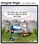 Sleepytown beagle cartoon