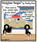 Sleepytown beagle cartoon