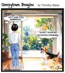Sleepytown beagle cartoon