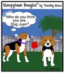 Sleepytown beagle cartoon