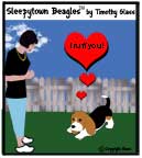 Sleepytown beagle cartoon