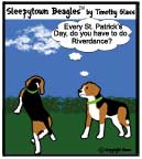 Sleepytown beagle cartoon