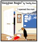 Sleepytown beagle cartoon