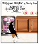 Sleepytown beagle cartoon