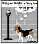 Sleepytown beagle cartoon