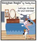 Sleepytown beagle cartoon