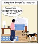 Sleepytown beagle cartoon