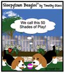 Sleepytown beagle cartoon