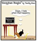 Sleepytown beagle cartoon