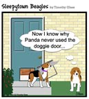 Sleepytown beagle cartoon