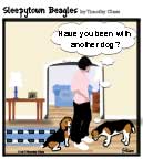 Sleepytown beagle cartoon