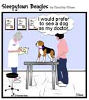 Sleepytown beagle cartoon